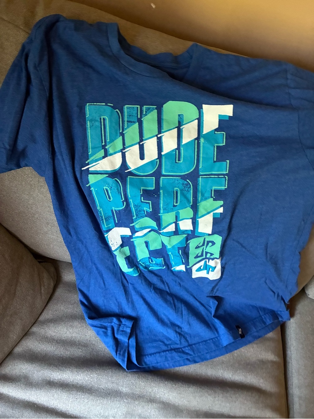 Blue Graphic 'Dude Perfect' T-Shirt